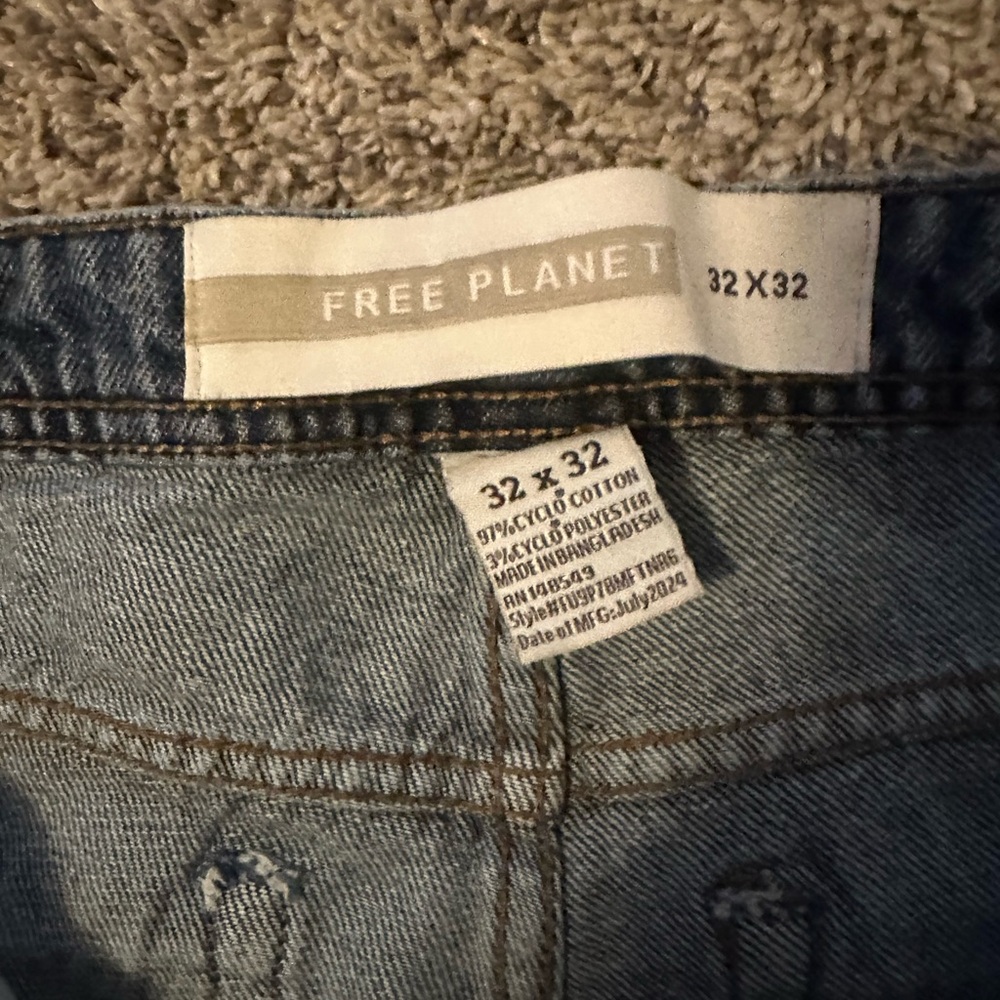 Men's Blue Jeans 32x32 - Picture 3 of 3